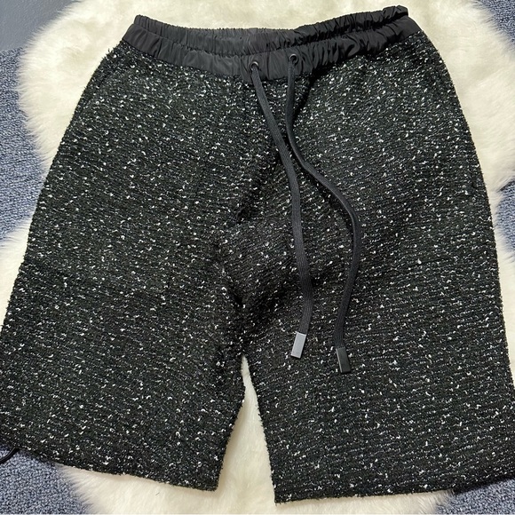 Zara Tweed High Waisted Sweat Pants - Picture 2 of 6